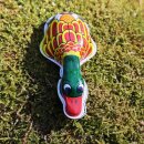 Tin toy cracking duck clicker cracking animal tin toy tin duck