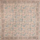 Baumwolltuch - Indisches Muster 1 - lachsfarben - quadratisches Tuch