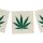 Prayer Flag hemp leaf paper 4.33x4.33 inch nature flag chain garland
