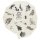 Prayer Flag forest motifs paper 4.33x4.33 inch nature Flag chain garland