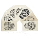 Prayer Flag skull paper 6.89x4.33 inch natural flag chain...