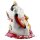 Lucky cat Maneki-neko waving cat family porcelain 30cm white waving cat
