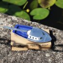 Tin toy candle boat Berlin silver Pop Pop tin boat rattle boat