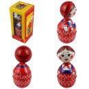 Tin toy stand-up man figure bobble figure roly poly toy