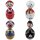 Tin toy stand-up man figure bobble figure roly poly toy