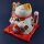 Lucky cat Maneki-neko waving cat made of porcelain 20cm white waving cat