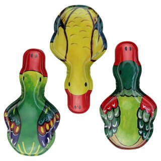 Tin toy cracking duck wide clicker cracking animal tin toy tin duck