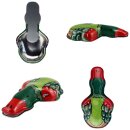 Tin toy cracking duck wide clicker cracking animal tin toy tin duck