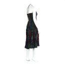 Dress - halter - rubber mok - patchwork - thin cotton