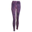 Leggings - Batik - Leo - schwarz - pink S/M