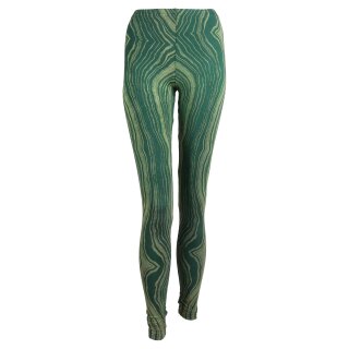 Leggings - Batik - Mirror - schwarz - grün