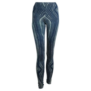 Leggings - Batik - Mirror - black - green-poison green