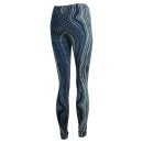 Leggings - Batik - Mirror - black - green-poison green