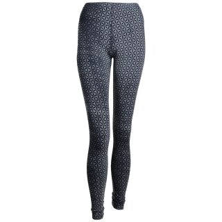 Leggings - Batik - Flower of life - schwarz - grau