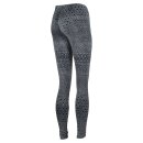 Leggings - Batik - Ornamental skin - schwarz - grau