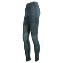 Leggings - Batik - Ornamental skin - black - green-poison green L/XL