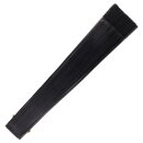 Fan frond single color black simple foldable fan hand fan