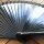 Fan frond single color black simple foldable fan hand fan