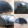 Fan frond single color black simple foldable fan hand fan