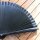 Fan frond single color black simple foldable fan hand fan