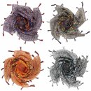 Cotton cloth Mandala with fringes 100x100cm neckerchief square cloth scarf
