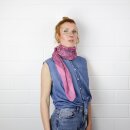 Cotton Scarf - Indian pattern 1 - pink 2 - squared kerchief