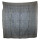 Baumwolltuch - Indisches Muster 1 - grau - dunkelgrau Lurex silber - quadratisches Tuch