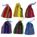 6 pieces of worry dolls 2.5cm worry eaters in a bag fabric dolls