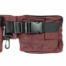 Gürteltasche - Jimi - rot-bordeaux - Bauchtasche - Hüfttasche mit mehreren Taschen