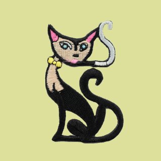 Aufnäher - Rauchende Katze - Patch
