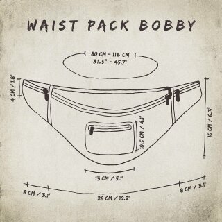 Gürteltasche - Bobby - Muster 07 - Bauchtasche - Hüfttasche