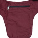 Gürteltasche - Frank - rot-bordeaux - Bauchtasche - Hüfttasche mit mehreren Taschen