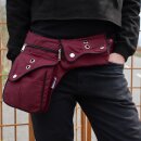 Gürteltasche - Frank - rot-bordeaux - Bauchtasche - Hüfttasche mit mehreren Taschen