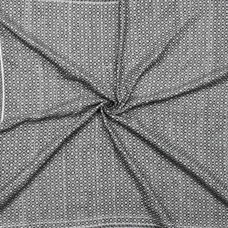 Stilvoll detailliertes Tuch im Pali-Look - natur - olivgrün - Muster 1