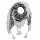 Stylishly detailed scarf with Kufiya style - Pattern 2 -...