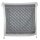 Stylishly detailed scarf with Kufiya style - Pattern 2 - white - black