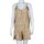 Asymmetrisches Top Shorts einzel oder Set Batik Tie dye braun-beige
