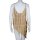 Asymmetrisches Top Shorts einzel oder Set Batik Tie dye braun-beige