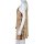 Asymmetrisches Top Shorts einzel oder Set Batik Tie dye braun-beige