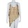 Asymmetrisches Top Shorts einzel oder Set Batik Tie dye braun-beige