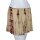 Asymmetrisches Top Shorts einzel oder Set Batik Tie dye braun-beige