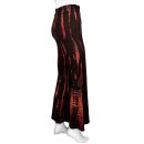 Bikini Top - Jerseyhose mit weitem Bein - einzel oder Set - Batik - Tie dye - rot braun