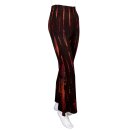 Bikini Top - Jerseyhose mit weitem Bein - einzel oder Set - Batik - Tie dye - rot braun