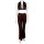 Bikini Top - Jerseyhose mit weitem Bein - einzel oder Set - Batik - Tie dye - rot braun