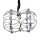 4D Mini Mandala - to hang - decorative wire mesh - relaxation game - flower of life