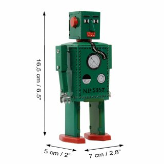 Roboter - Robot Lilliput - grün - Blechroboter