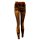 Leggings - batik - pattern Sun - M/L - black - orange-brown