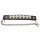 Leather boot chain - skulls - black
