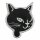 Patch - Cats Head - black-white