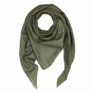 Cotton scarf - green - khaki - squared kerchief